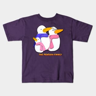 The Penguins Family Kids T-Shirt